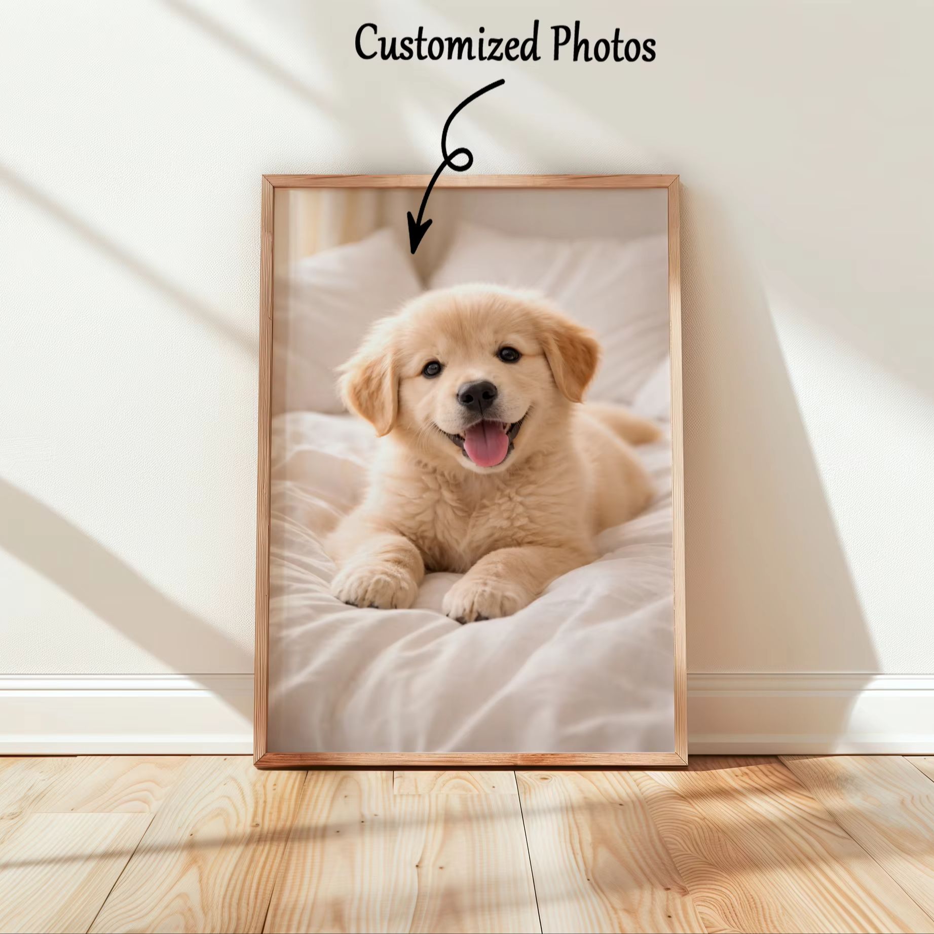 Pet Portrait Custom - Individuell gestaltetes Leinwandbild mit Foto, personalisierte