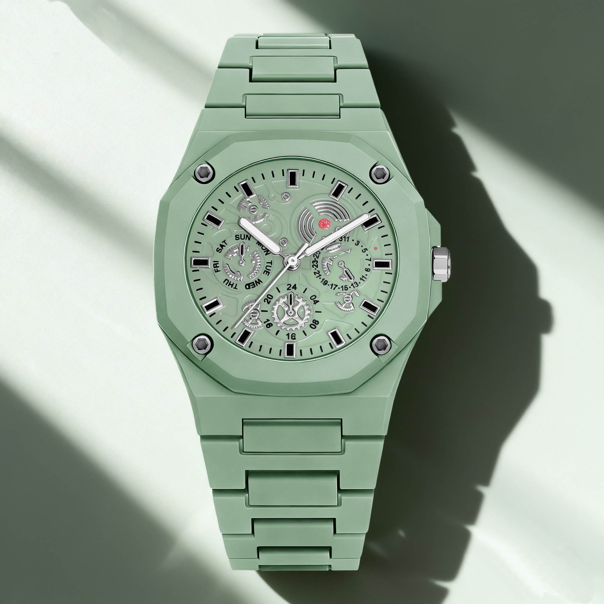 Neue, einteilige Uhr mit polyg – Coordinates Bracelet Bewertung und Preis