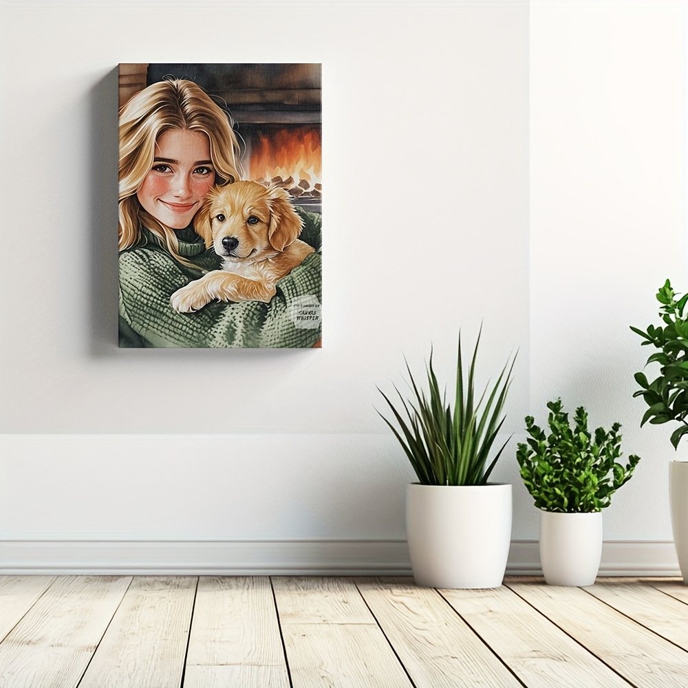 Individuell gestalteter Leinwa – Pet Portrait Custom Bewertung und Preis